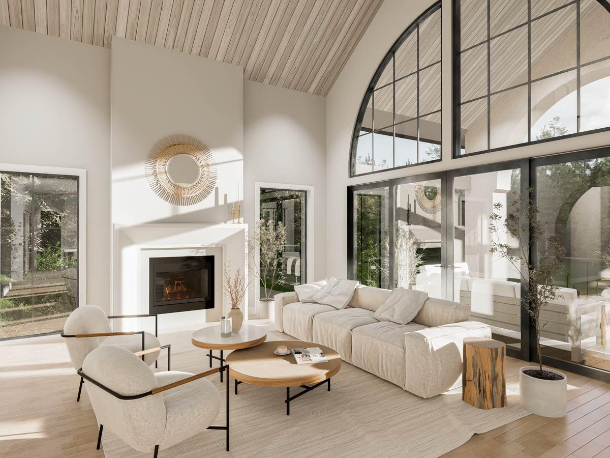 Plan 270109AF: 6-Bed Transitional French Country House Plan with 2-Bed Apartment - 4954 Sq Ft - Image #11 - Contemporary, European, French Country, Transitional