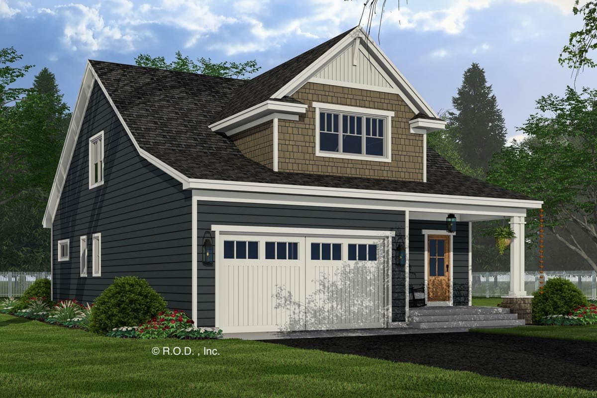 Plan 14816RK: 3-Bedroom Bungalow House Plan with Loft - 1995 Sq Ft - Image #4 - Craftsman, Traditional