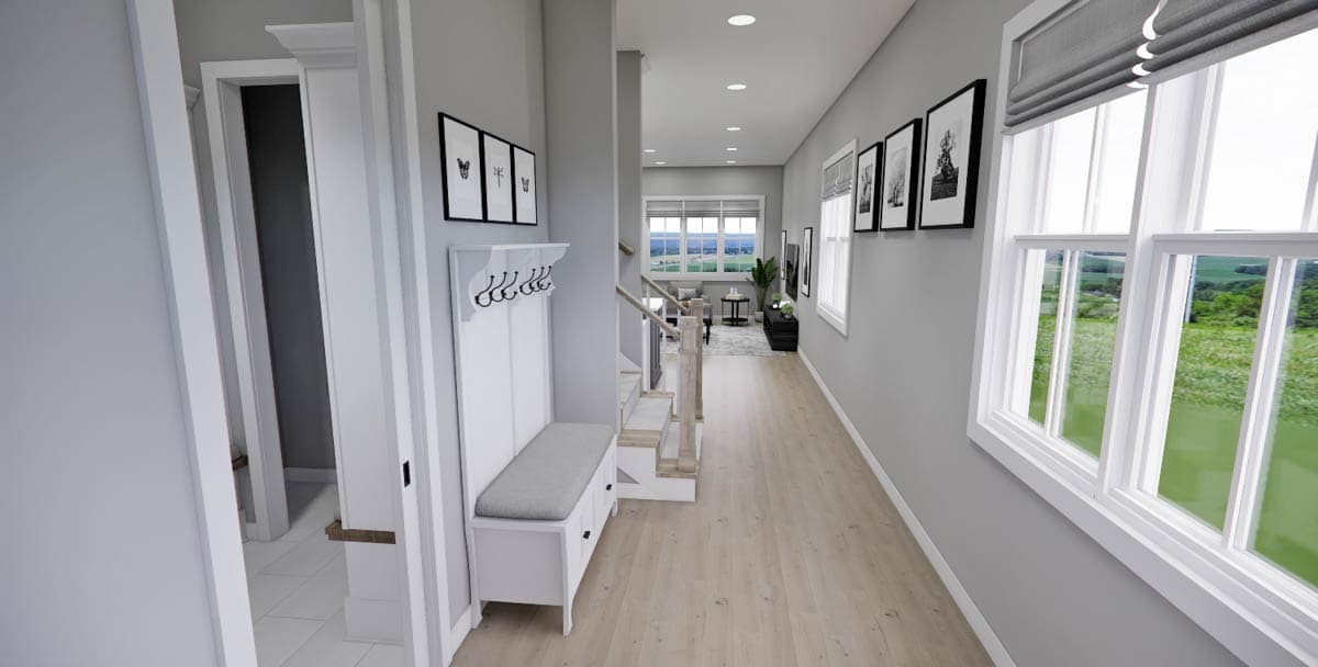 Plan 14816RK: 3-Bedroom Bungalow House Plan with Loft - 1995 Sq Ft - Image #8 - Craftsman, Traditional