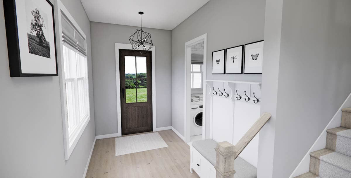 Plan 14816RK: 3-Bedroom Bungalow House Plan with Loft - 1995 Sq Ft - Image #9 - Craftsman, Traditional