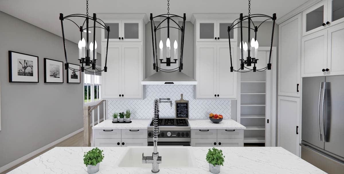 Plan 14816RK: 3-Bedroom Bungalow House Plan with Loft - 1995 Sq Ft - Image #15 - Craftsman, Traditional