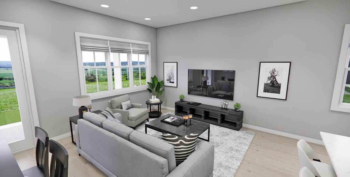 Plan 14816RK: 3-Bedroom Bungalow House Plan with Loft - 1995 Sq Ft - Image #20 - Craftsman, Traditional