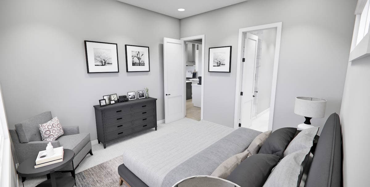 Plan 14816RK: 3-Bedroom Bungalow House Plan with Loft - 1995 Sq Ft - Image #27 - Craftsman, Traditional