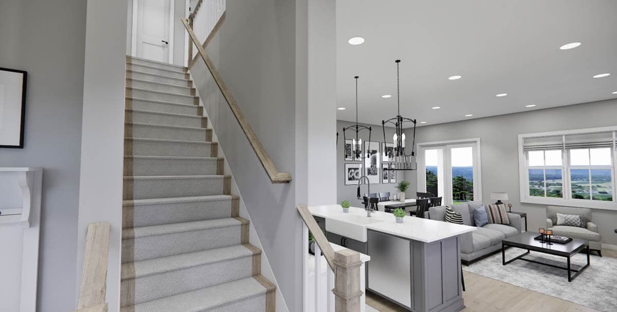 Plan 14816RK: 3-Bedroom Bungalow House Plan with Loft - 1995 Sq Ft - Image #32 - Craftsman, Traditional