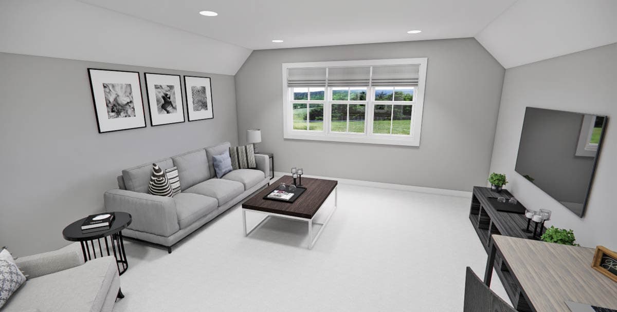 Plan 14816RK: 3-Bedroom Bungalow House Plan with Loft - 1995 Sq Ft - Image #34 - Craftsman, Traditional