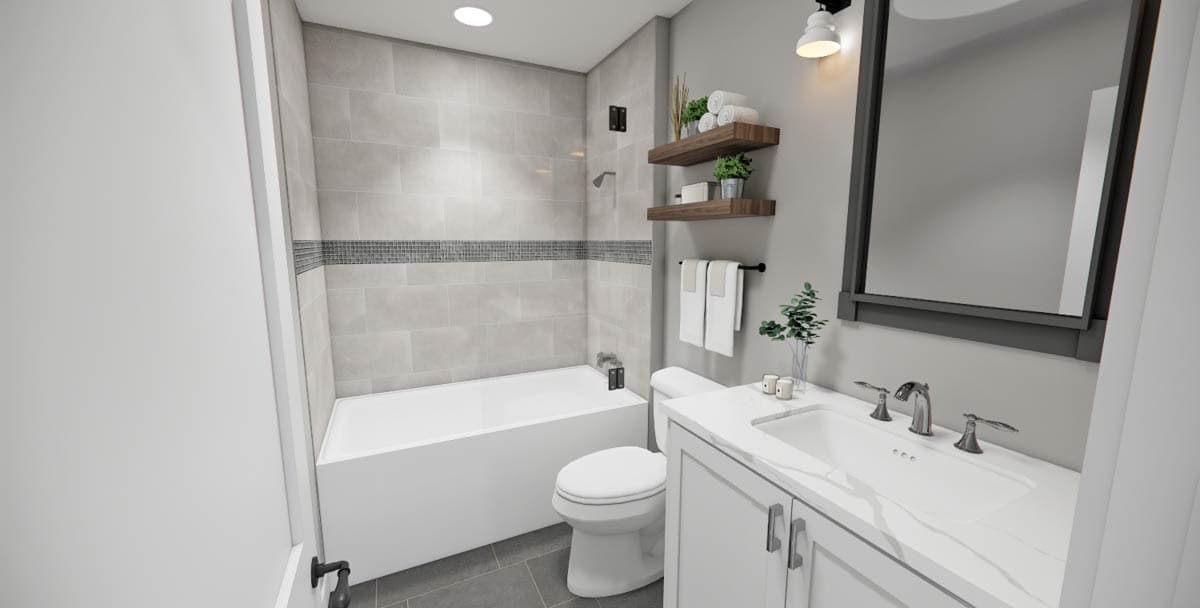 Plan 14816RK: 3-Bedroom Bungalow House Plan with Loft - 1995 Sq Ft - Image #38 - Craftsman, Traditional