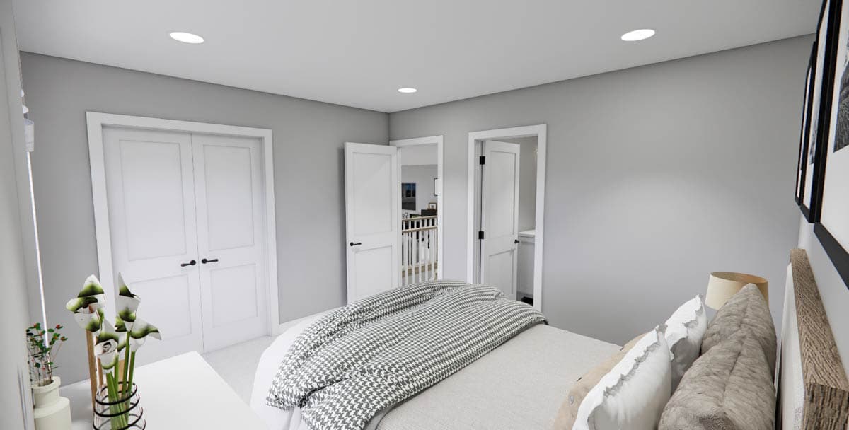 Plan 14816RK: 3-Bedroom Bungalow House Plan with Loft - 1995 Sq Ft - Image #41 - Craftsman, Traditional