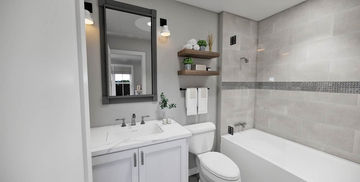 Plan 14816RK: 3-Bedroom Bungalow House Plan with Loft - 1995 Sq Ft - Image #42 - Craftsman, Traditional