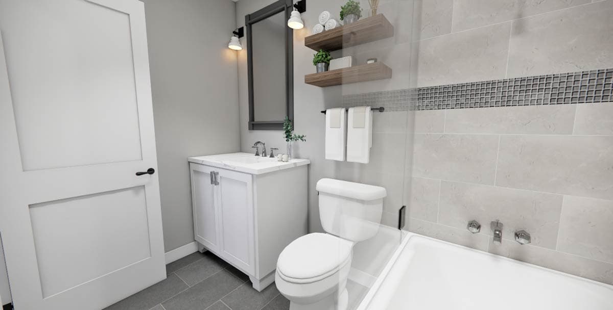 Plan 14816RK: 3-Bedroom Bungalow House Plan with Loft - 1995 Sq Ft - Image #43 - Craftsman, Traditional