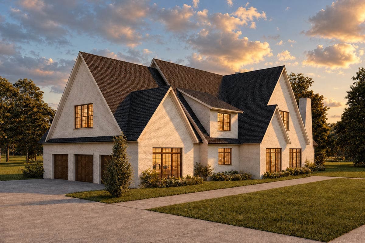 Plan 810030RBT: 3-Bed Transitional House Plan with Optional Bonus Room & Bedroom - 3250 Sq Ft - Image #7 - New American, Transitional