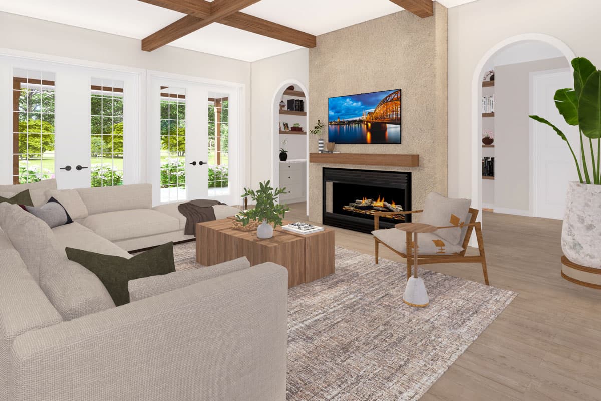 Plan 810030RBT: 3-Bed Transitional House Plan with Optional Bonus Room & Bedroom - 3250 Sq Ft - Image #5 - New American, Transitional