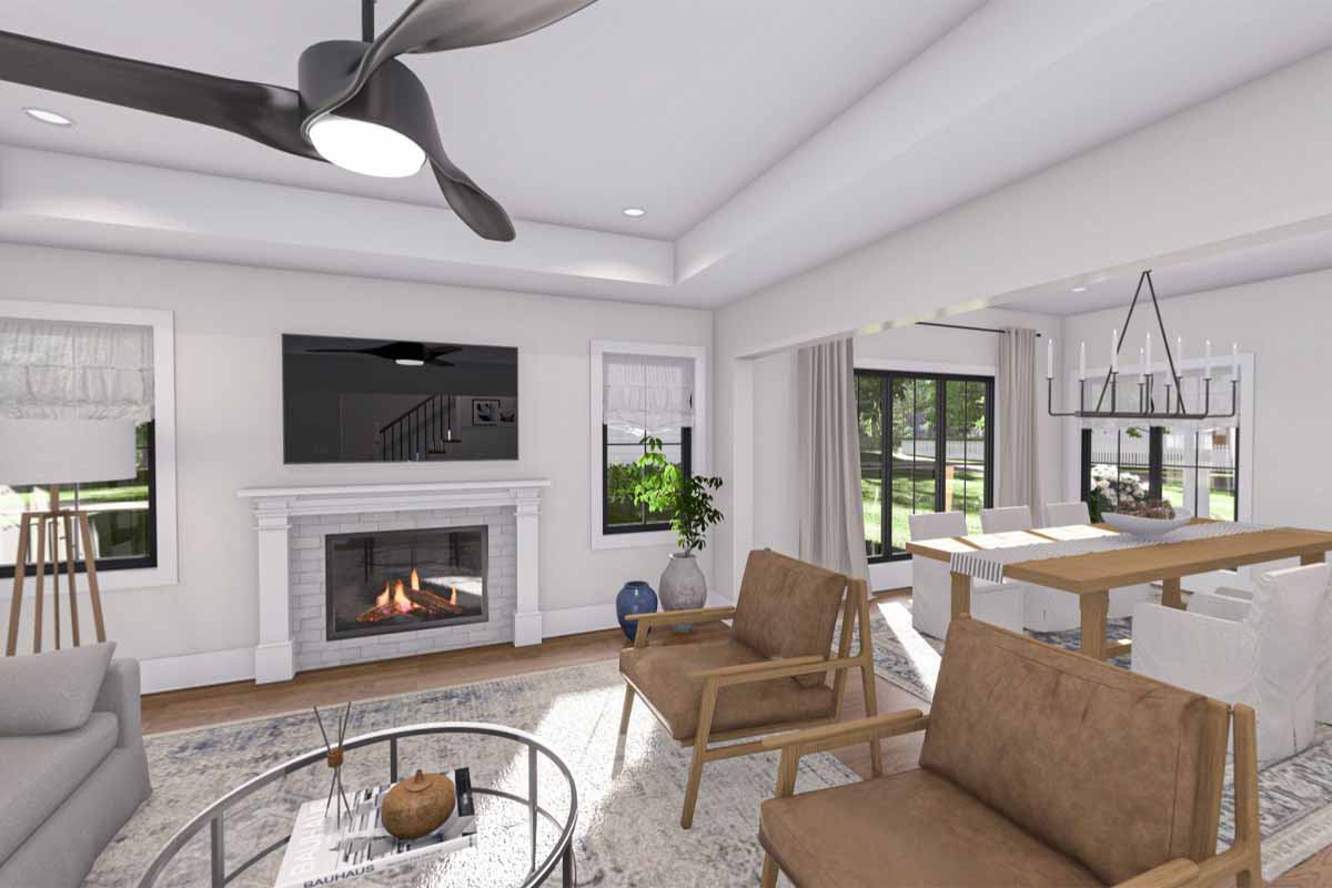 Plan 623430DJ: Two-Story Country Farmhouse Plan with 3 Bedrooms Upstairs - 1908 Sq Ft - Virtual Tour Cover Image - Country, Farmhouse, Modern Farmhouse, New American, Traditional
