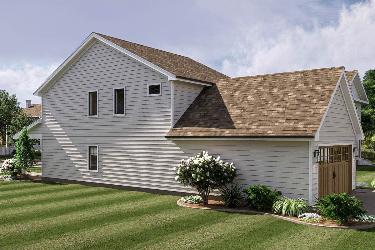 Plan 623430DJ: Two-Story Country Farmhouse Plan with 3 Bedrooms Upstairs - 1908 Sq Ft - Image #15 - Country, Farmhouse, Modern Farmhouse, New American, Traditional