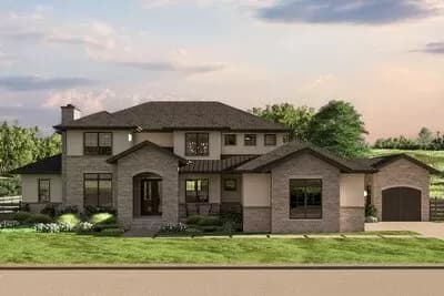 4-Bed Mediterranean House Plan with Two-Story Great Room - 3346 Sq Ft