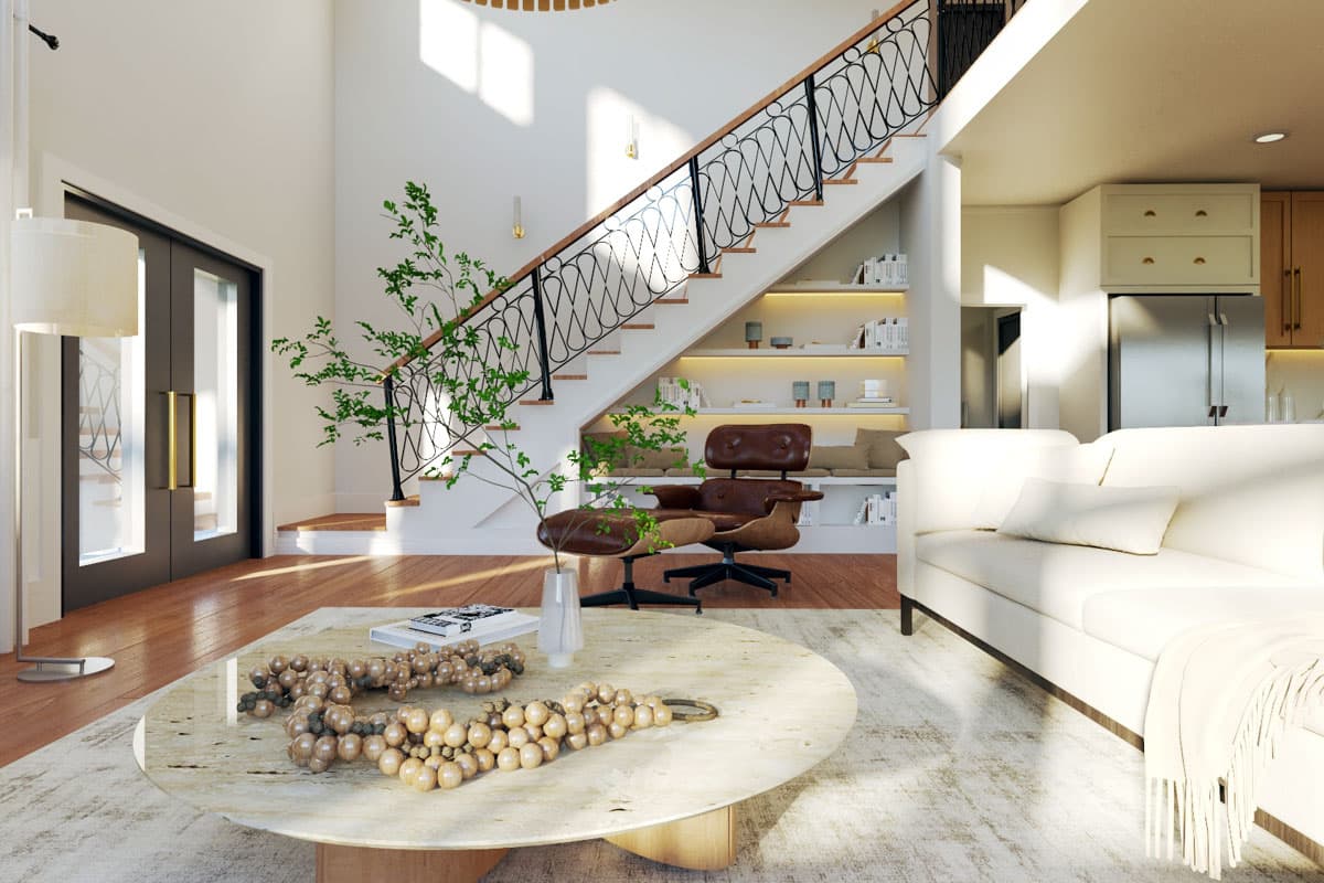 Plan 135298GRA: 5-Bed Modern Farmhouse Plan with Two-Story Great Room and a Bunk Room - Image #6 - Country, Farmhouse, Modern Farmhouse