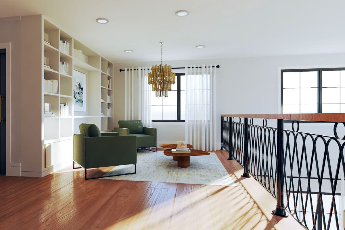 Plan 135298GRA: 5-Bed Modern Farmhouse Plan with Two-Story Great Room and a Bunk Room - Image #15 - Country, Farmhouse, Modern Farmhouse