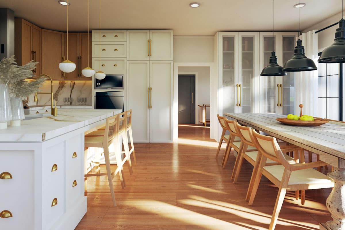 Plan 135298GRA: 5-Bed Modern Farmhouse Plan with Two-Story Great Room and a Bunk Room - Image #8 - Country, Farmhouse, Modern Farmhouse