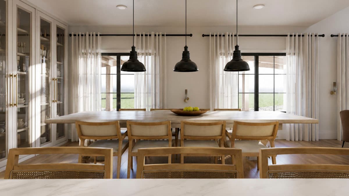 Plan 135298GRA: 5-Bed Modern Farmhouse Plan with Two-Story Great Room and a Bunk Room - Image #9 - Country, Farmhouse, Modern Farmhouse