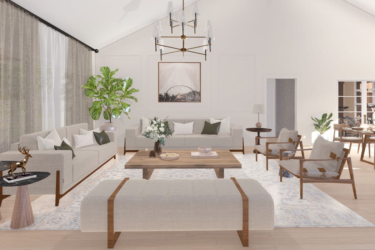 Plan 135299GRA: 4-Bedroom Barndominium House Plan with Oversized Garage and Workshop - 3011 Sq Ft - Image #9 - Barndominium, Country, Ranch