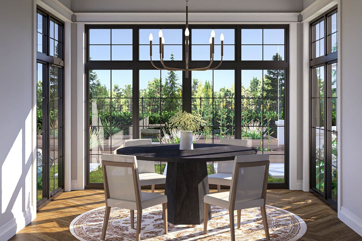 Plan 623433DJ: 5-Bed Transitional European House Plan with Outdoor Kitchen - 4665 Sq Ft - Image #20 - European, French Country, Transitional