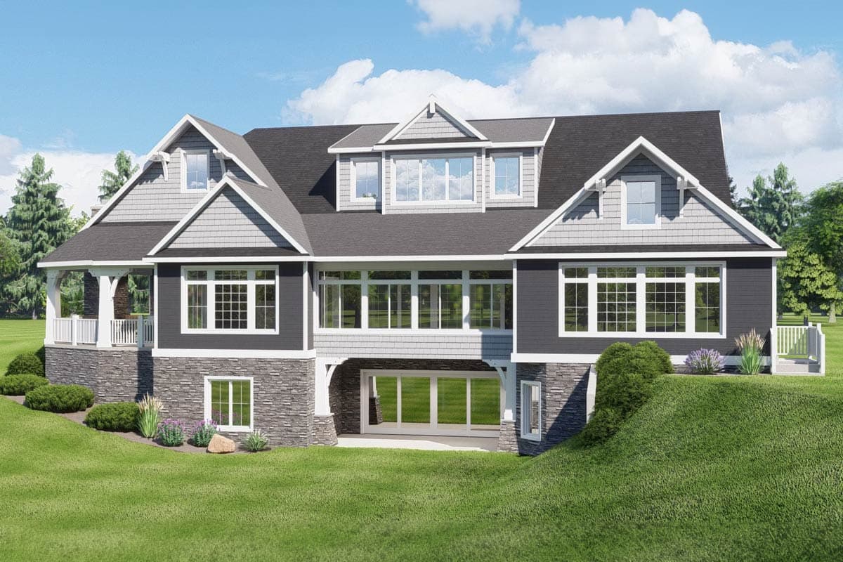 Plan 135301GRA: Two-Story New American House Plan with Two Kitchen Islands - 4314 Sq Ft - Image #4 - Craftsman, New American, Traditional