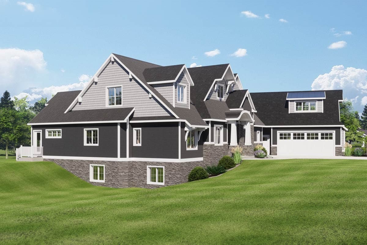 Plan 135301GRA: Two-Story New American House Plan with Two Kitchen Islands - 4314 Sq Ft - Image #6 - Craftsman, New American, Traditional