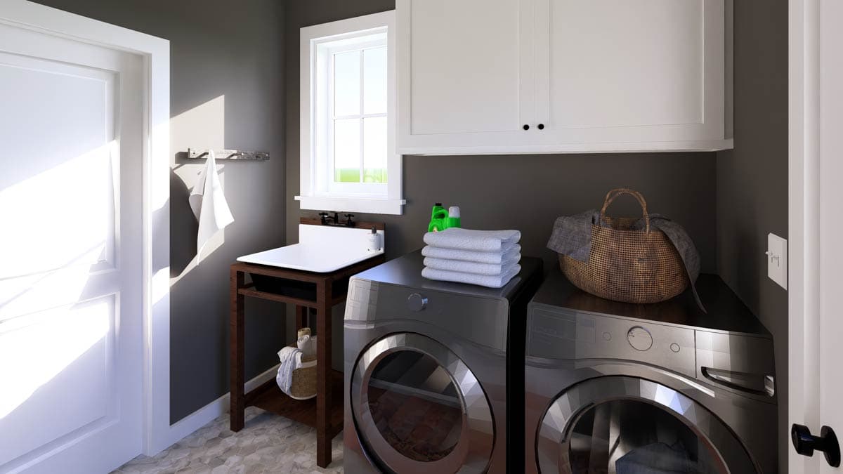 Plan 25045DH: 3-Bedroom Country House Plan with 2-Car Garage - 1788 Sq Ft - Image #10 - Cottage, Country, Ranch