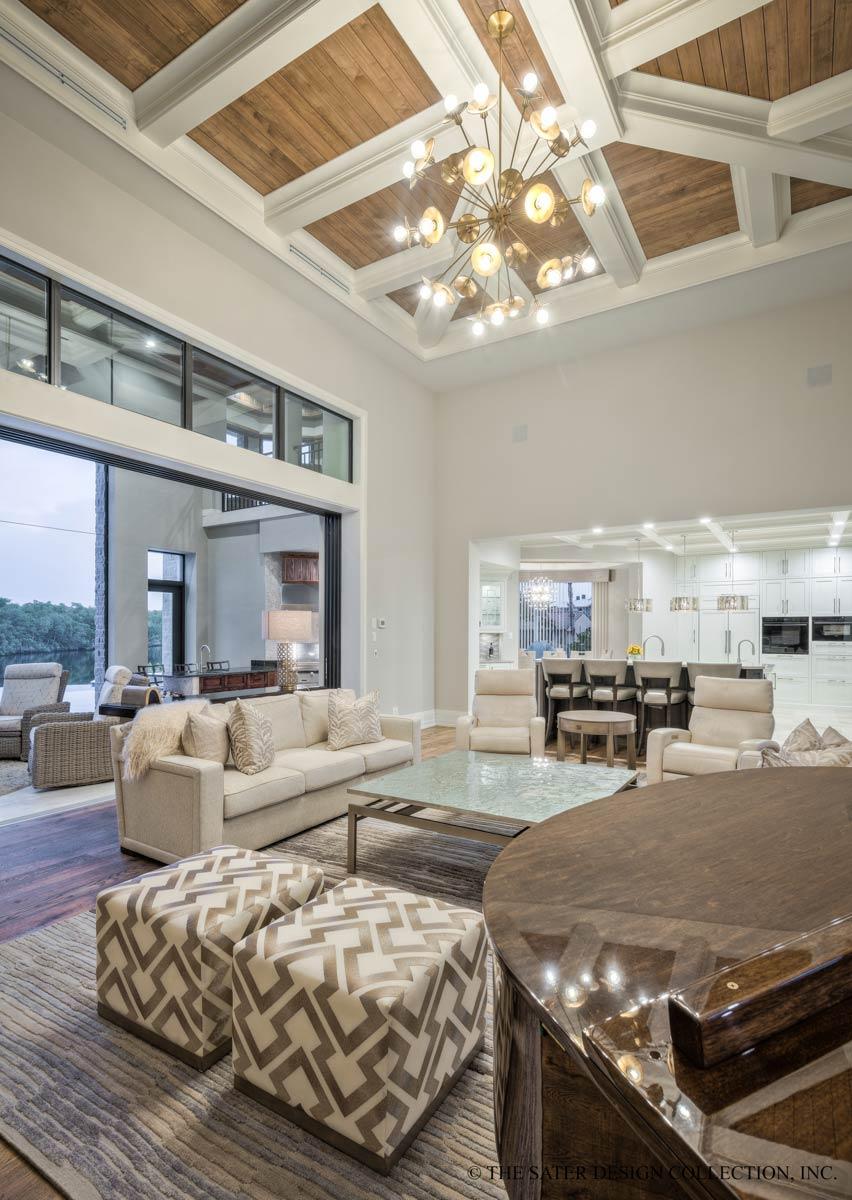 Plan 340129STR: Two-Story Mediterranean House Plan with Outdoor Kitchen and Fireplace - 5330 Sq Ft - Image #11 - Coastal, Florida-Style, Mediterranean, Tuscan