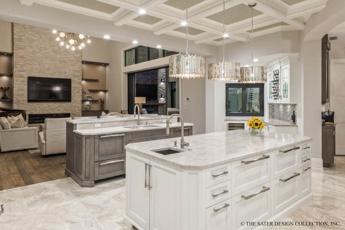 Plan 340129STR: Two-Story Mediterranean House Plan with Outdoor Kitchen and Fireplace - 5330 Sq Ft - Image #27 - Coastal, Florida-Style, Mediterranean, Tuscan
