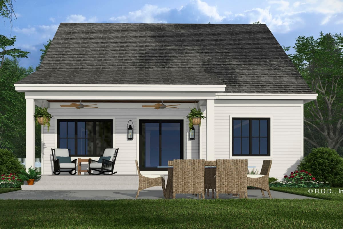 Plan 14824RK: Two-Story Country Farmhouse with Main Floor Master - 1995 Sq Ft - Image #7 - Country, Craftsman, Farmhouse