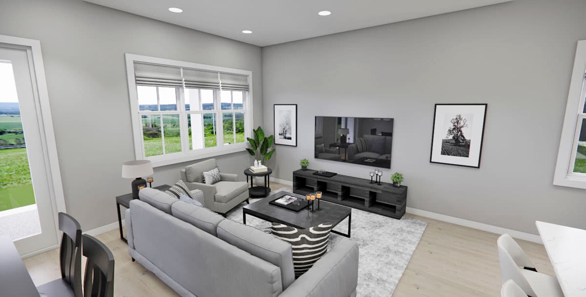 Plan 14825RK: Two-Story Country Farmhouse with Loft Above - 1995 Sq Ft - Image #20 - Country, Farmhouse