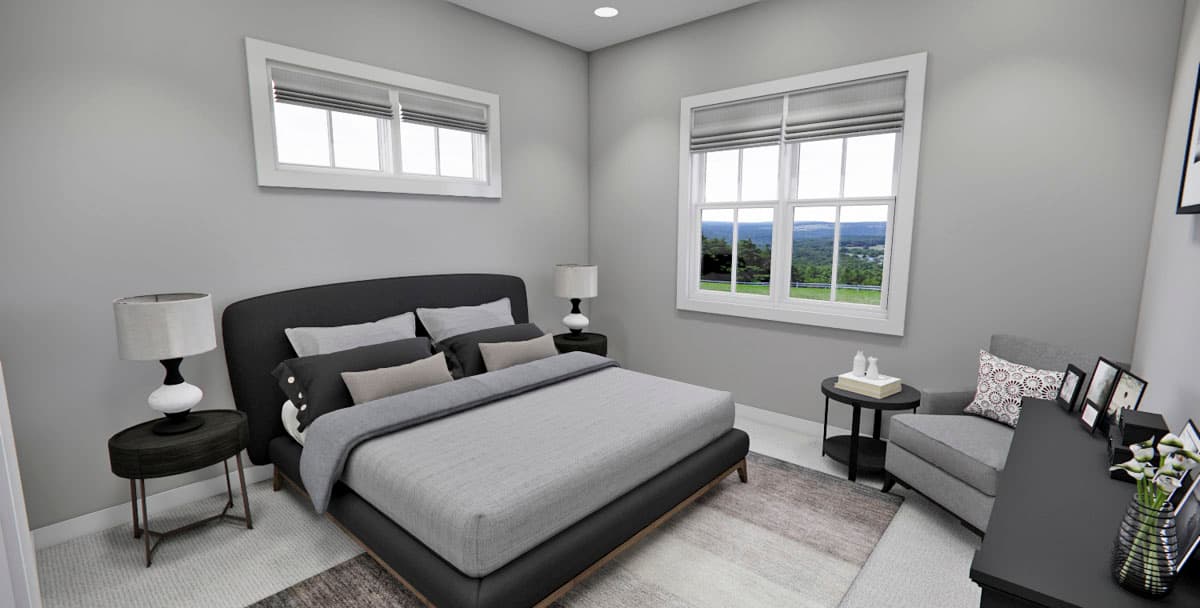Plan 14825RK: Two-Story Country Farmhouse with Loft Above - 1995 Sq Ft - Image #26 - Country, Farmhouse