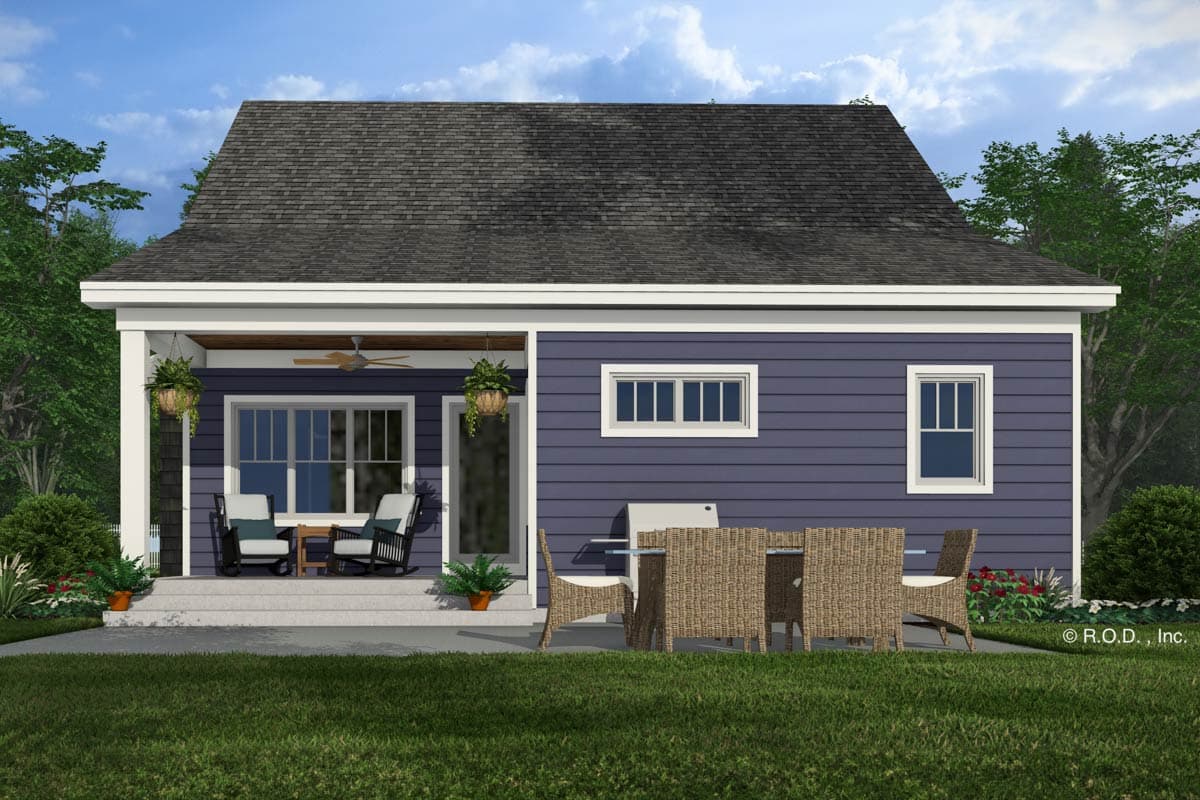 Plan 14829RK: 4-Bed Bungalow House Plan with Home Office - 2223 Sq Ft - Image #7 - Bungalow, Country, Craftsman