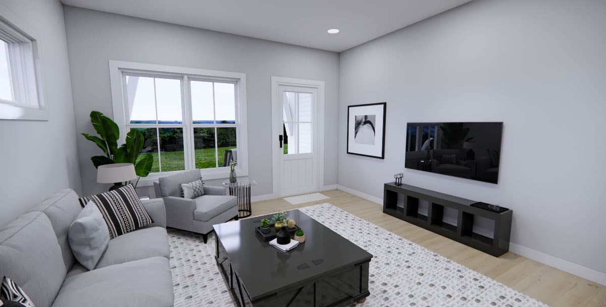 Plan 14835RK: 4-Bed Traditional House Plan with Flex Office Space - 2165 Sq Ft - Image #8 - Traditional