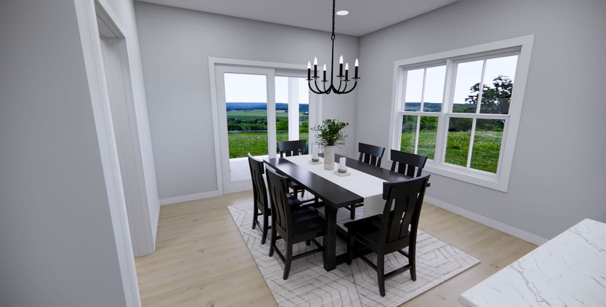 Plan 14835RK: 4-Bed Traditional House Plan with Flex Office Space - 2165 Sq Ft - Image #13 - Traditional