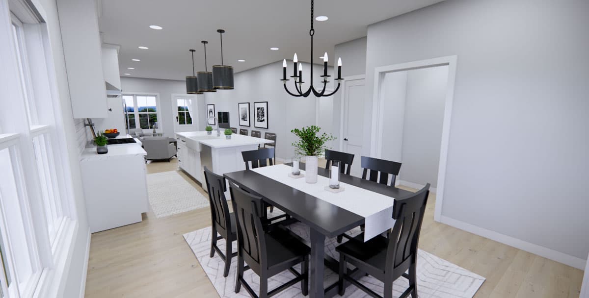 Plan 14835RK: 4-Bed Traditional House Plan with Flex Office Space - 2165 Sq Ft - Image #14 - Traditional