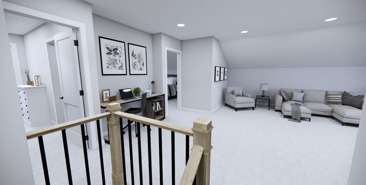 Plan 14835RK: 4-Bed Traditional House Plan with Flex Office Space - 2165 Sq Ft - Image #25 - Traditional