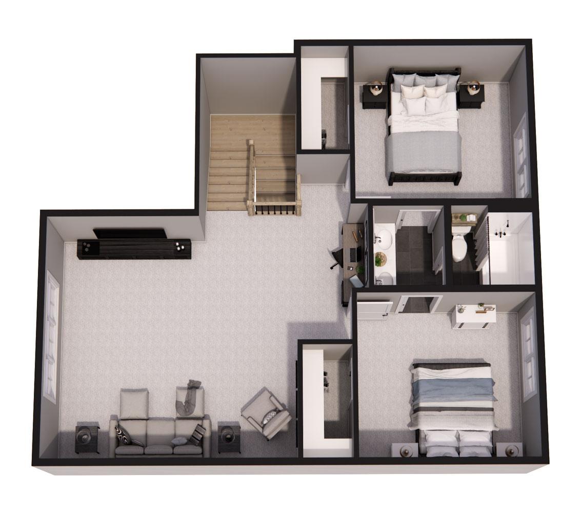Plan 14835RK: 4-Bed Traditional House Plan with Flex Office Space - 2165 Sq Ft - Image #35 - Traditional