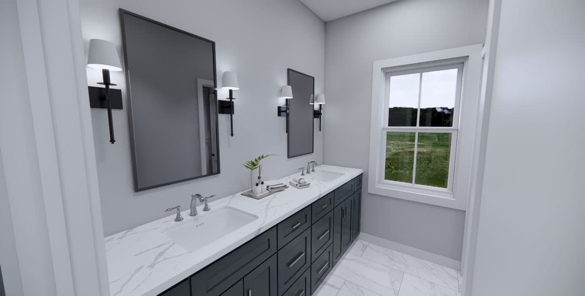 Plan 14836RK: Two-Story Craftsman House Plan with Jack and Jill Bathroom - 2165 Sq Ft - Image #18 - Country, Craftsman