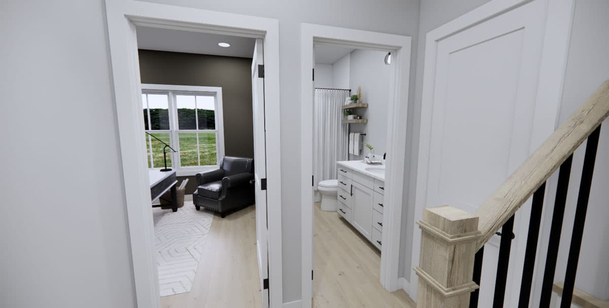 Plan 14836RK: Two-Story Craftsman House Plan with Jack and Jill Bathroom - 2165 Sq Ft - Image #23 - Country, Craftsman