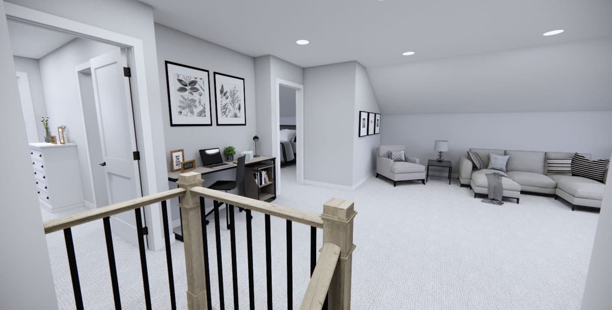 Plan 14836RK: Two-Story Craftsman House Plan with Jack and Jill Bathroom - 2165 Sq Ft - Image #25 - Country, Craftsman