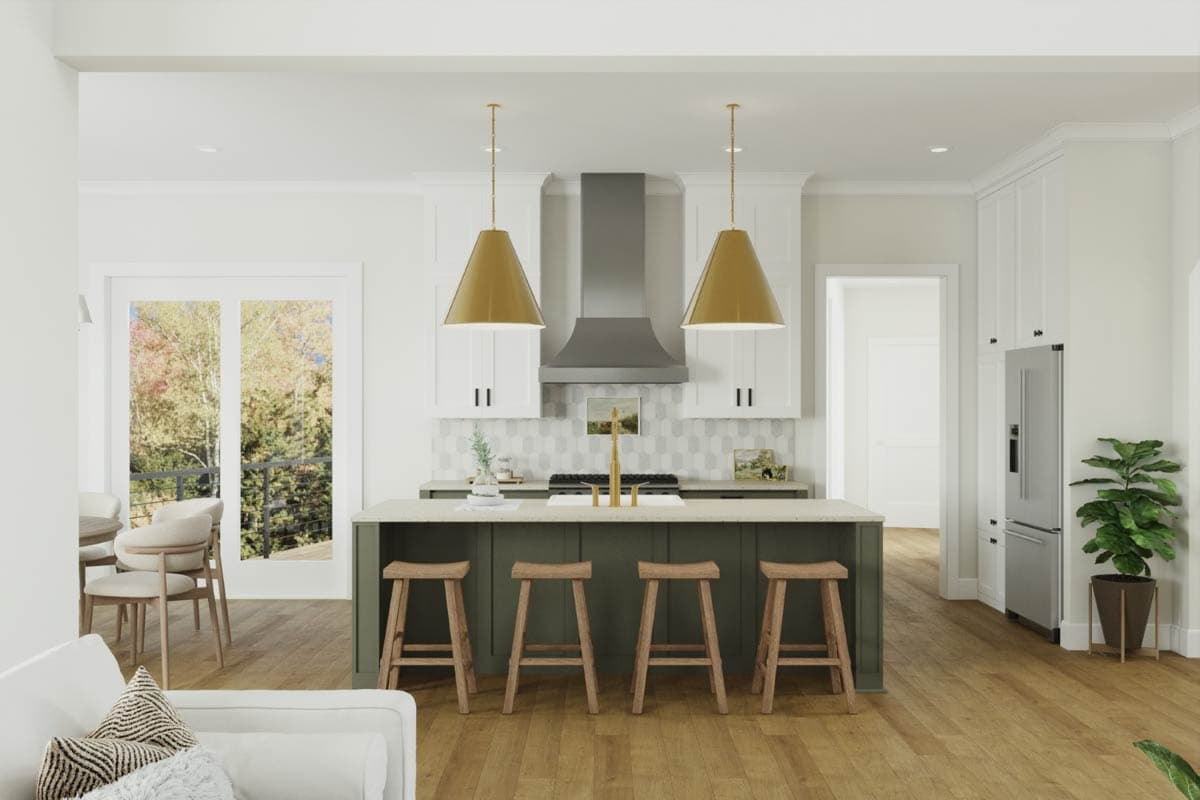 Plan 50232PH: 4-Bed Modern Farmhouse with Two-Story Great Room - 2858  Sq Ft - Image #8 - Country, Modern Farmhouse, New American, Transitional