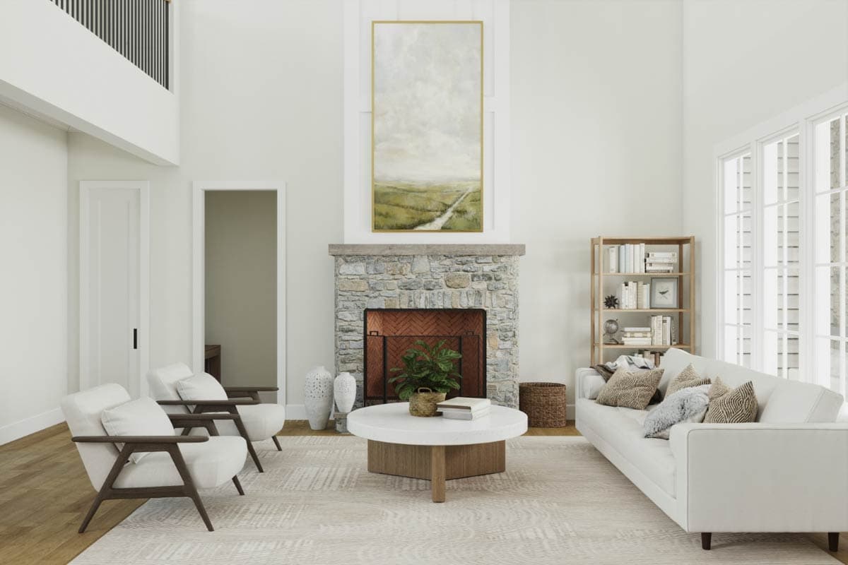 Plan 50232PH: 4-Bed Modern Farmhouse with Two-Story Great Room - 2858  Sq Ft - Image #9 - Country, Modern Farmhouse, New American, Transitional