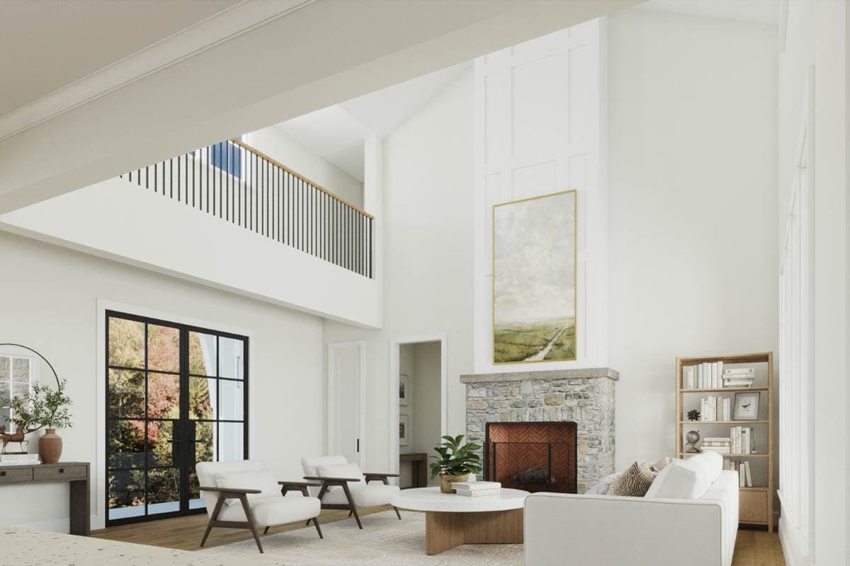 Plan 50232PH: 4-Bed Modern Farmhouse with Two-Story Great Room - 2858  Sq Ft - Image #10 - Country, Modern Farmhouse, New American, Transitional