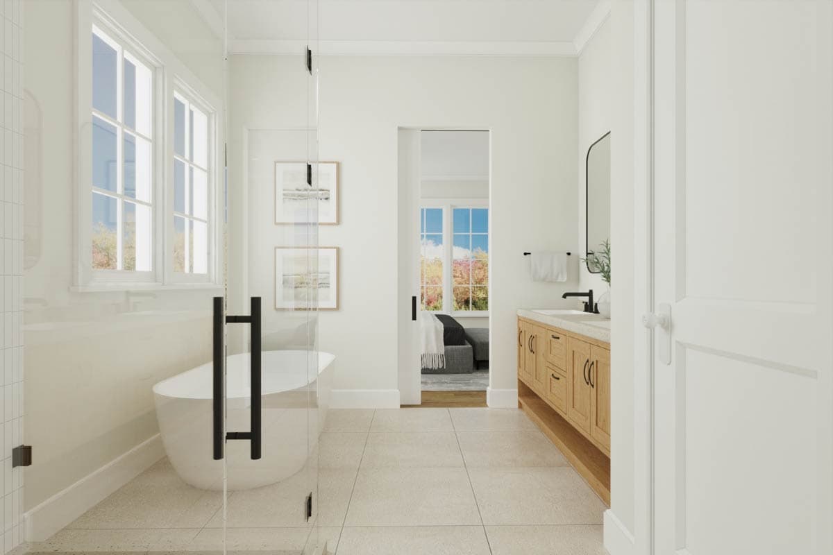 Plan 50232PH: 4-Bed Modern Farmhouse with Two-Story Great Room - 2858  Sq Ft - Image #13 - Country, Modern Farmhouse, New American, Transitional