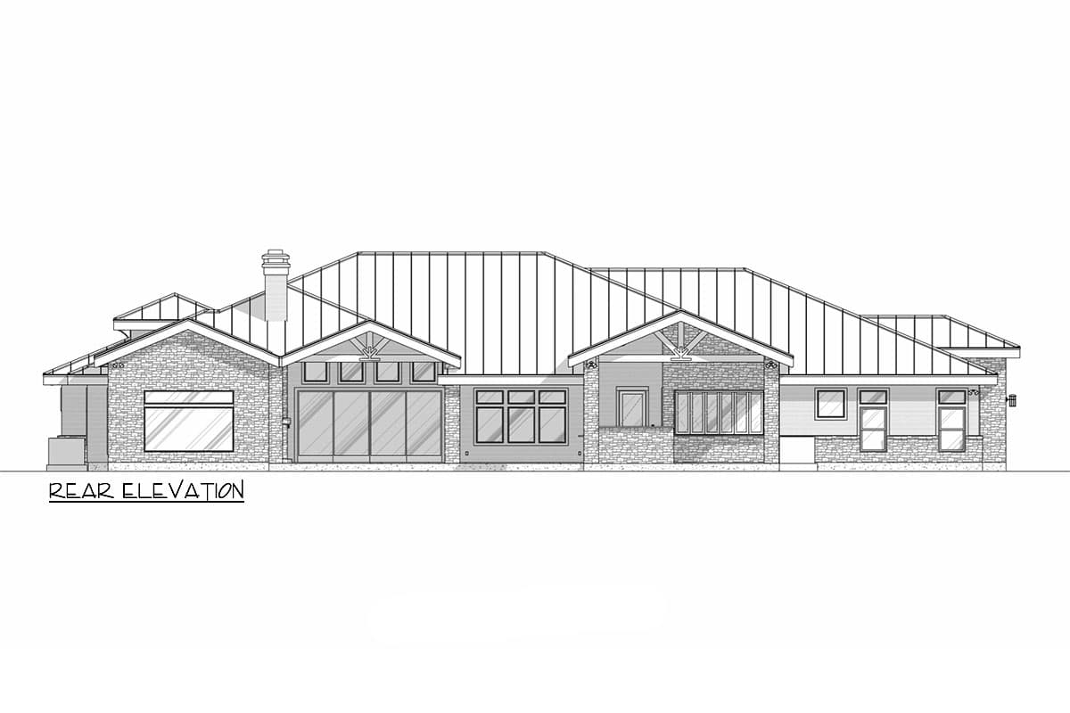 Plan 307721RAD: 4-Bed Hill Country House Plan with Media and Game Room - 4771 Sq Ft - Image #21 - Hill Country, Traditional