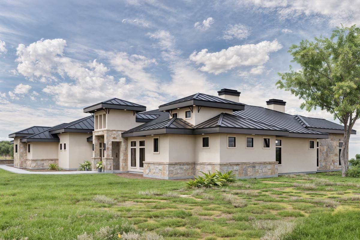 Plan 307721RAD: 4-Bed Hill Country House Plan with Media and Game Room - 4771 Sq Ft - Image #13 - Hill Country, Traditional