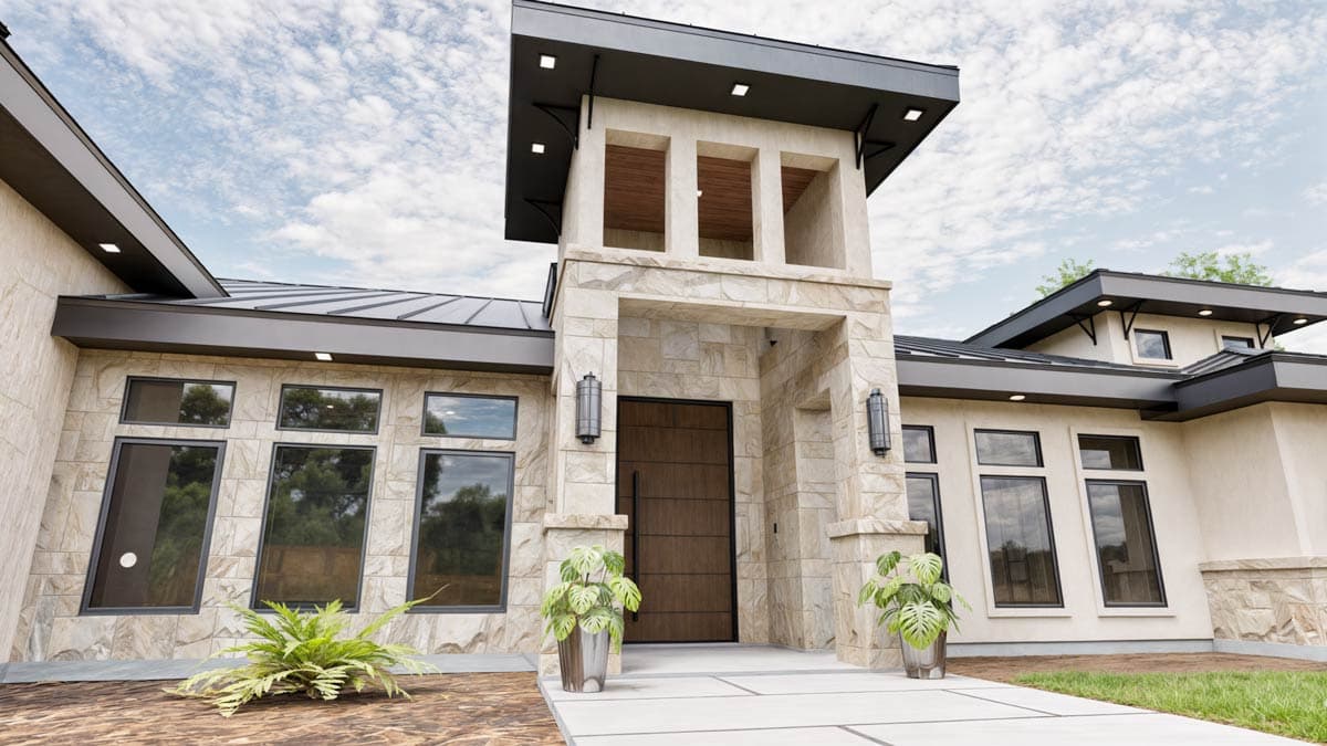 Plan 307721RAD: 4-Bed Hill Country House Plan with Media and Game Room - 4771 Sq Ft - Image #14 - Hill Country, Traditional