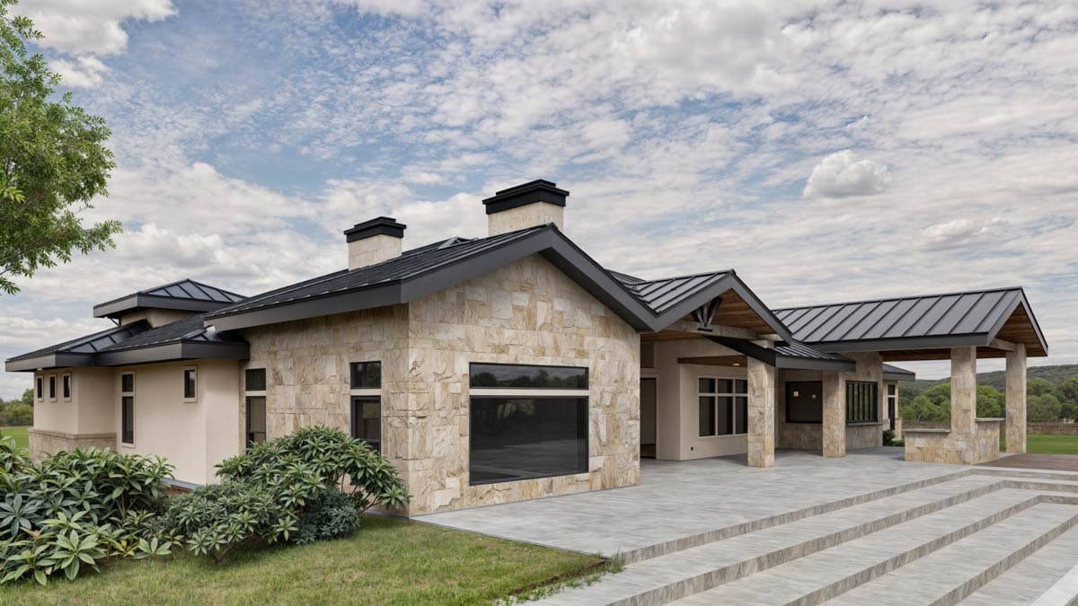 Plan 307721RAD: 4-Bed Hill Country House Plan with Media and Game Room - 4771 Sq Ft - Image #16 - Hill Country, Traditional