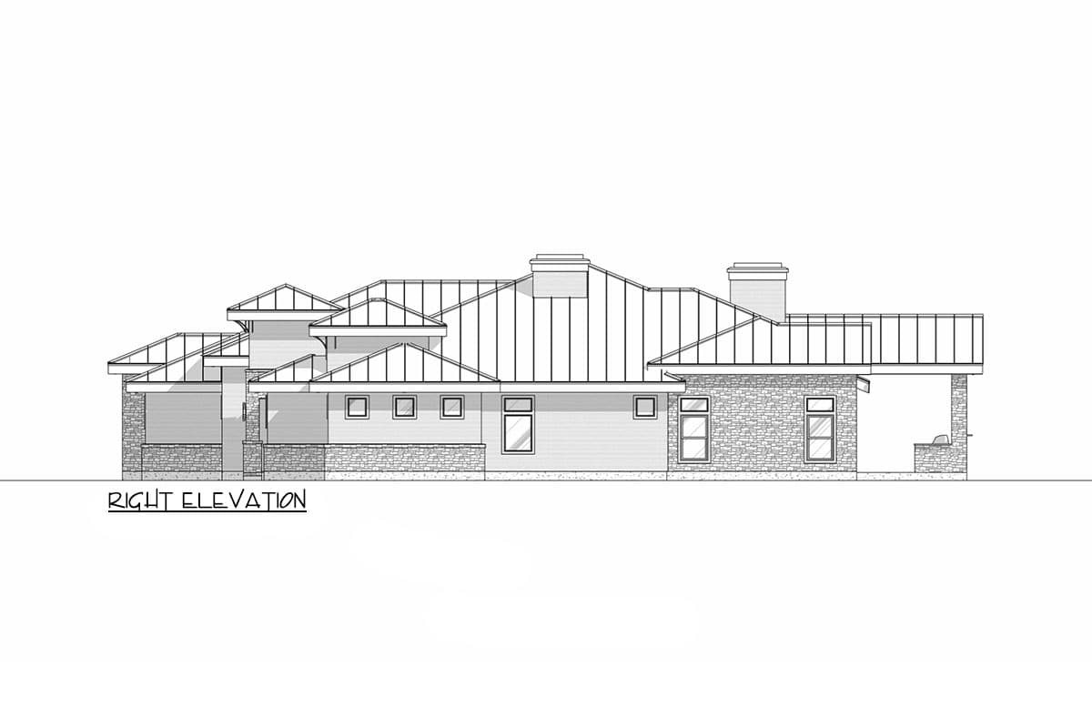 Plan 307721RAD: 4-Bed Hill Country House Plan with Media and Game Room - 4771 Sq Ft - Image #22 - Hill Country, Traditional
